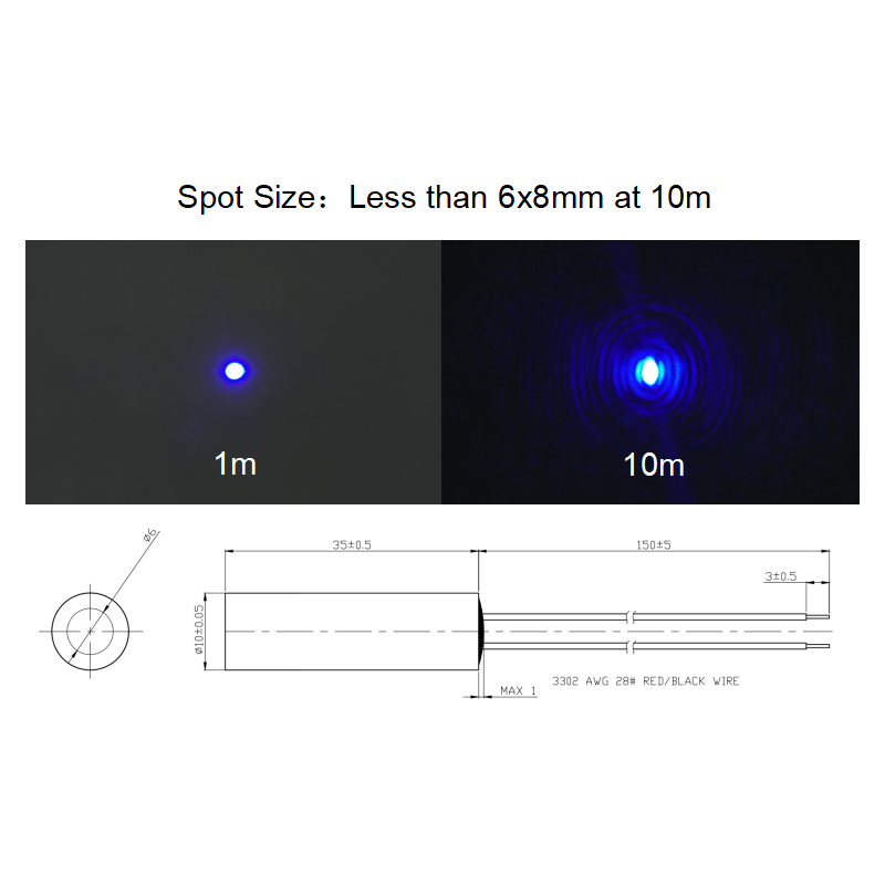 Módulo de Diodo Láser de Punto - Industrial Blue Laser reseña y precio