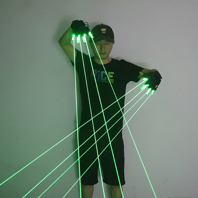 Guantes láser verdes con luz L - Industrial Laser Beam reseña y precio