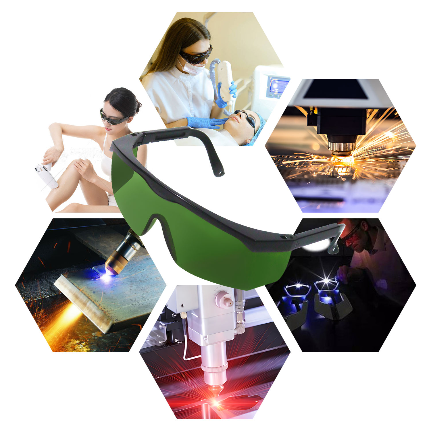 Gafas protectoras de seguridad - Industrial Blue Laser reseña y precio