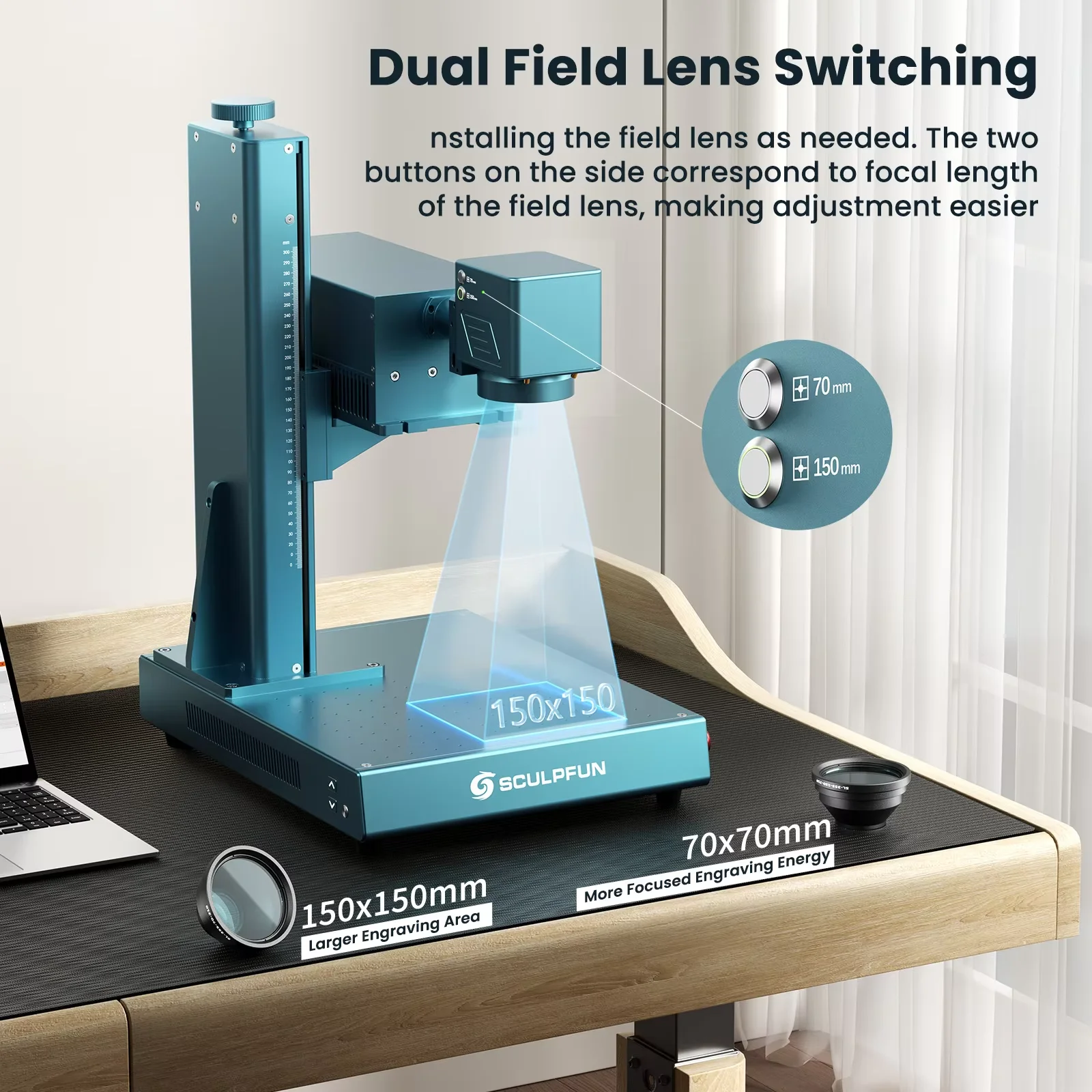 Grabador Láser UV SCULPFUN V5  - Industrial Laser Engraving Machine For Metal reseña y precio