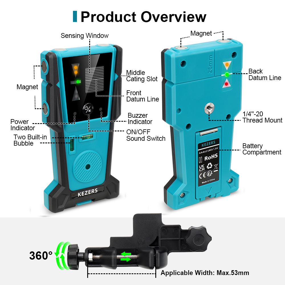 KEZERS Detector receptor de ni - Industrial Laser Sensor reseña y precio