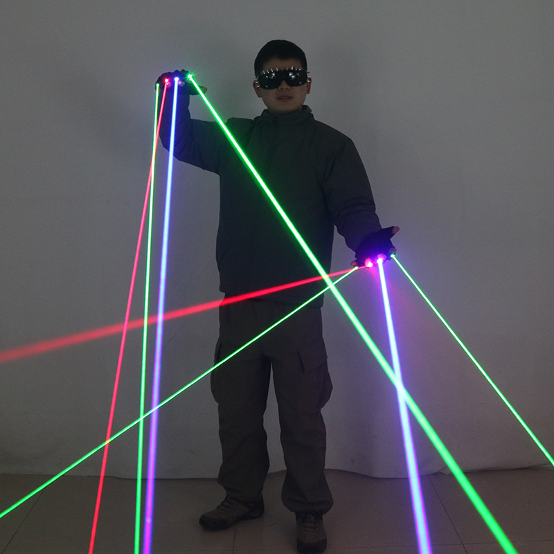 Guantes Láser RGB para Fiestas - Industrial Laser Beam reseña y precio