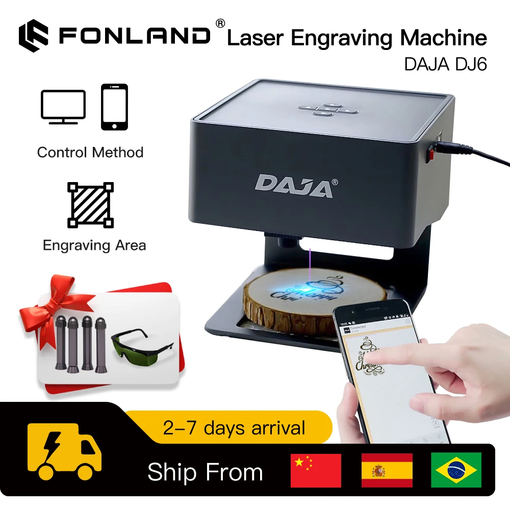 Grabador láser DAJA CNC DIY DJ - Industrial Laser Machines reseña y precio