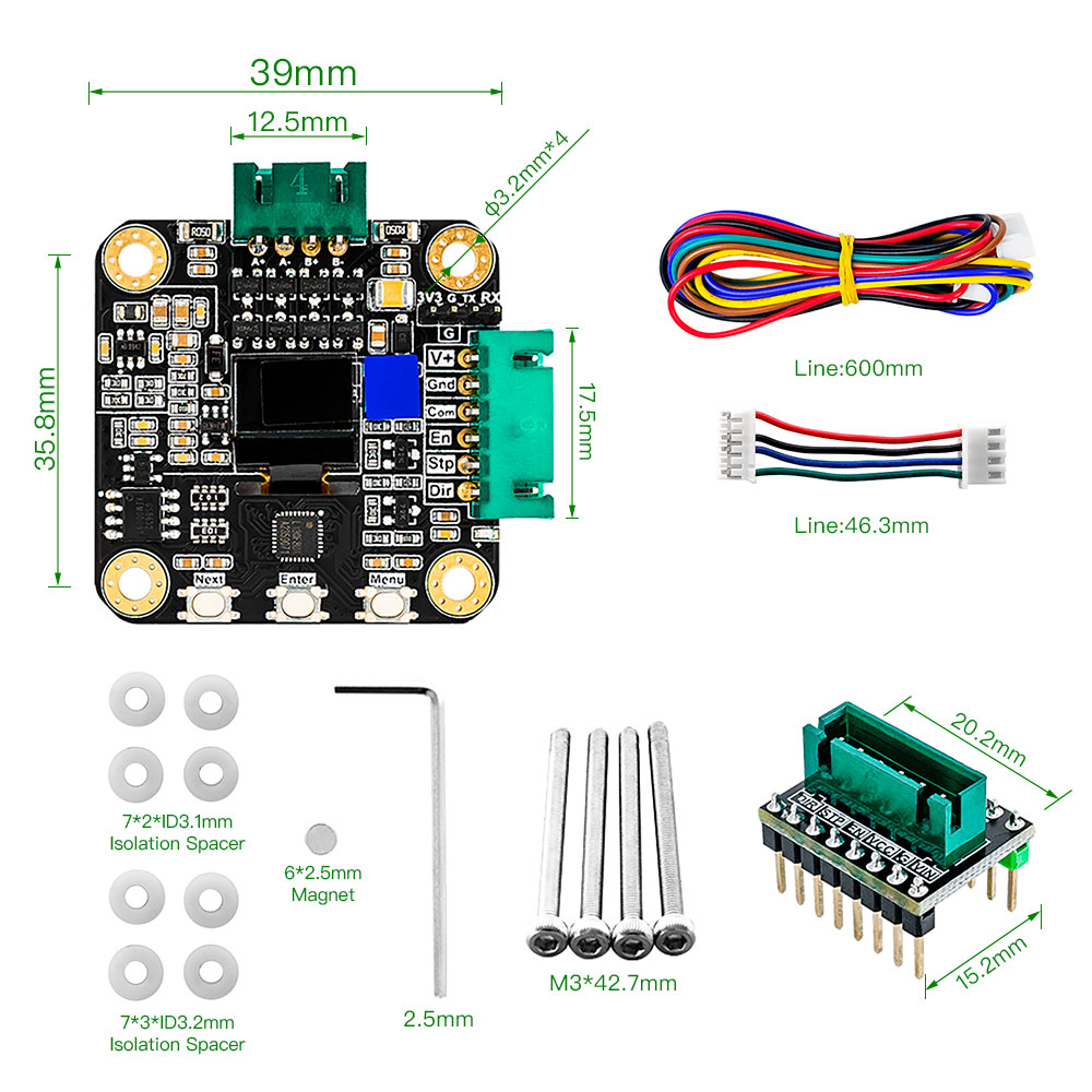 Makerbase MKS SERVO42C PCBA NE - Stepper Driver Cnc reseña y precio