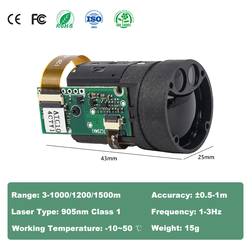 Módulo de Telémetro Láser TOF  - Industrial Applications Of Laser reseña y precio