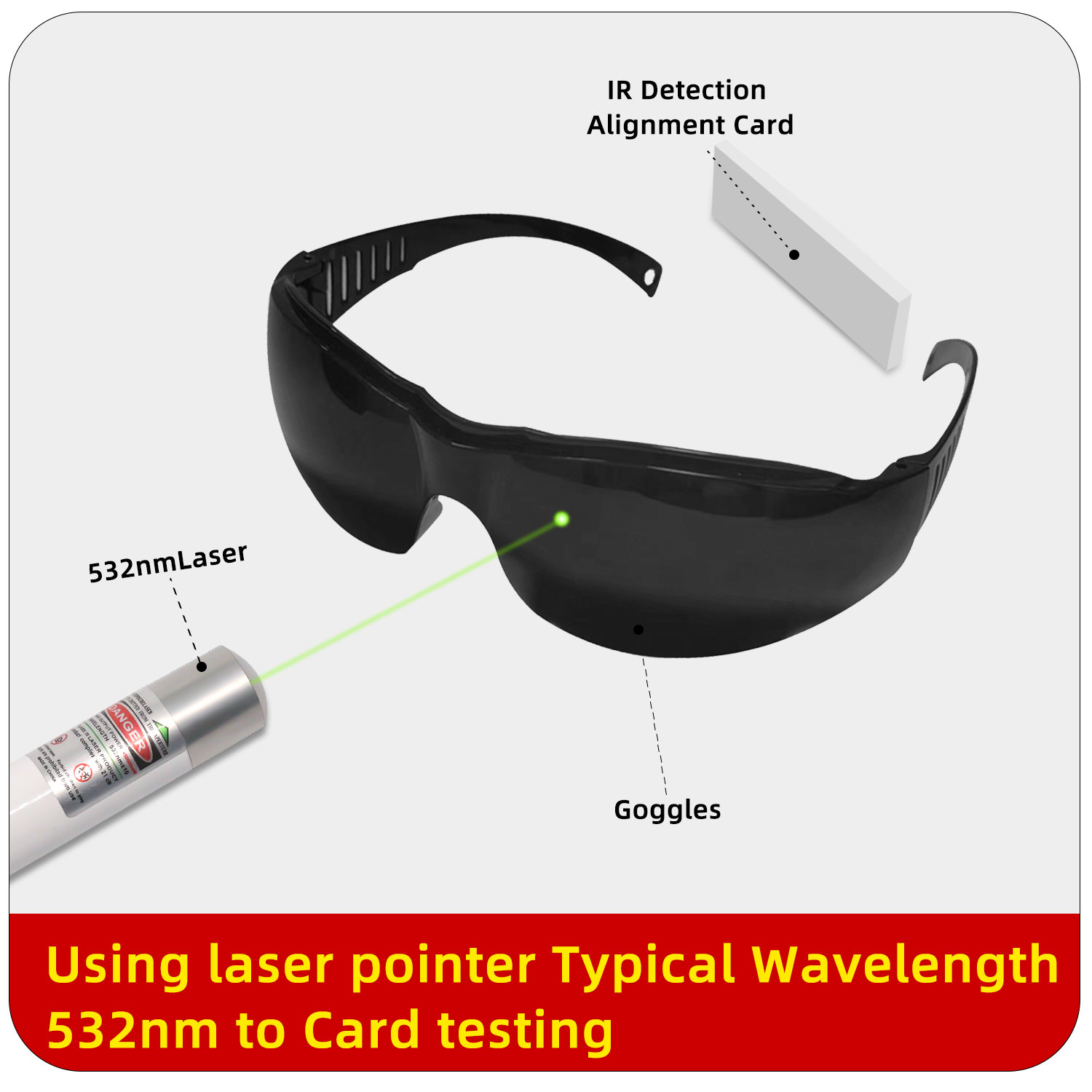 Gafas de seguridad con sombrea - Laser Safety Goggles reseña y precio