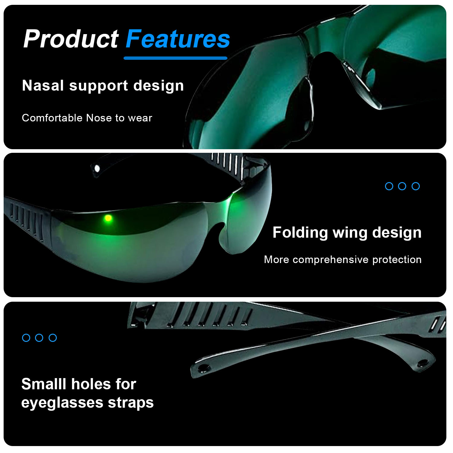 Gafas de plomo gafas de radiac - Laser Safety Goggles reseña y precio