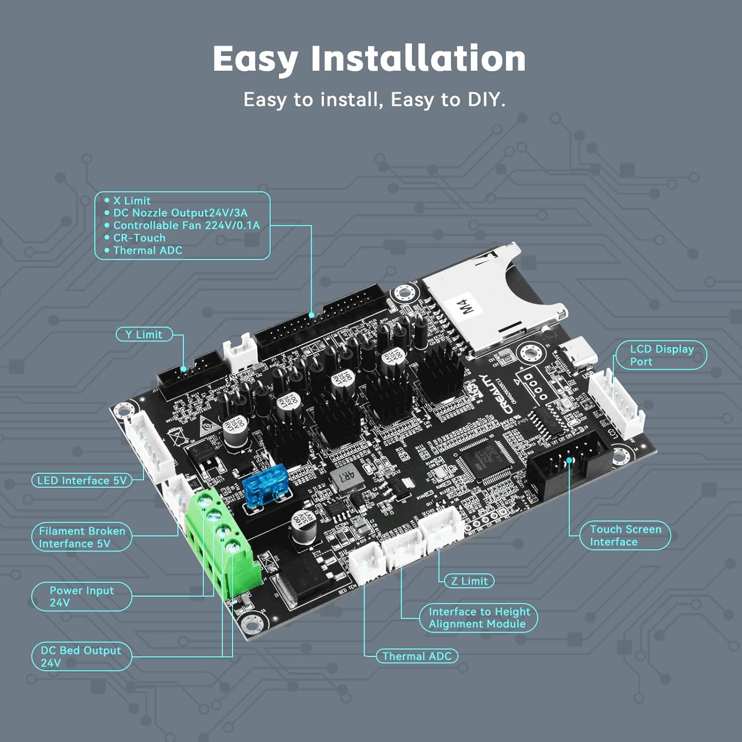 CREALITY Ender 3 V3 SE placa b - Creality Printer Ender 3 V3 reseña y precio