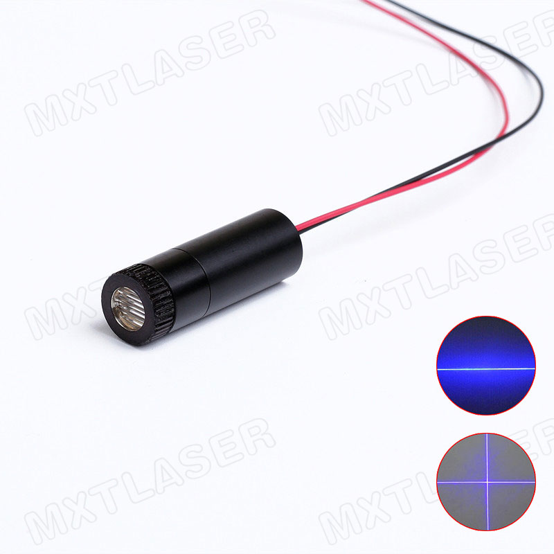 D12x45mm enfocable 405nm 1mW-- - Industrial Blue Laser reseña y precio